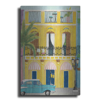 Luxe Metal Art 'Havana V' by Elyse DeNeige, Metal Wall Art