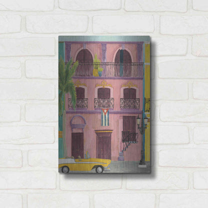 Luxe Metal Art 'Havana II' by Elyse DeNeige, Metal Wall Art,12x16