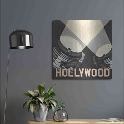 Luxe Metal Art 'Hollywood' by Marco Fabiano, Metal Wall Art,24x24