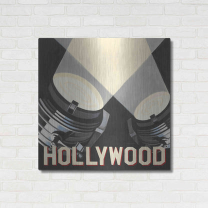 Luxe Metal Art 'Hollywood' by Marco Fabiano, Metal Wall Art,36x36