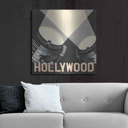 Luxe Metal Art 'Hollywood' by Marco Fabiano, Metal Wall Art,36x36