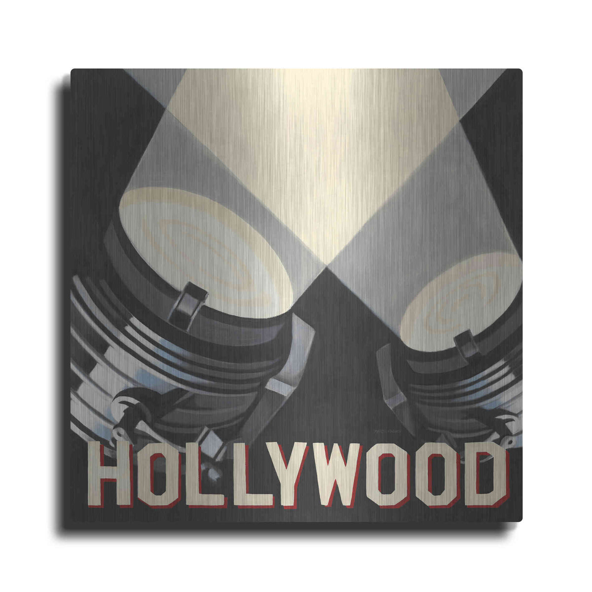 Luxe Metal Art 'Hollywood' by Marco Fabiano, Metal Wall Art