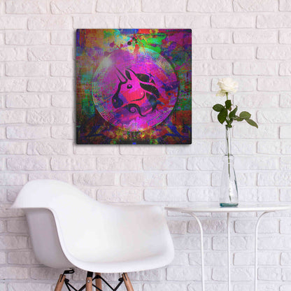Luxe Metal Art 'UNI Uniswap Crypto,' Metal Wall Art,24x24