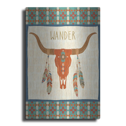 Luxe Metal Art 'Southwest at Heart I FLAG' by Veronique Charron, Metal Wall Art