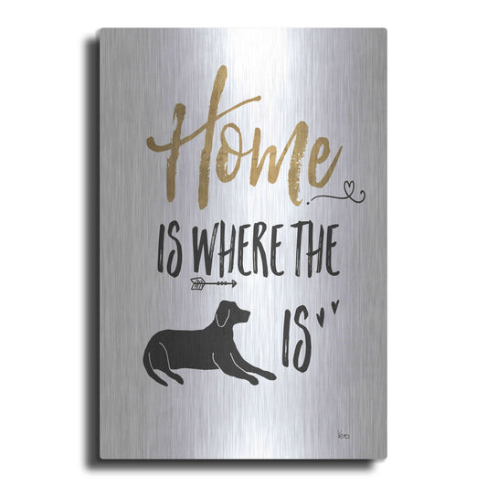 Luxe Metal Art 'Pet Love I' by Veronique Charron, Metal Wall Art