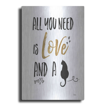 Luxe Metal Art 'Pet Love IV' by Veronique Charron, Metal Wall Art