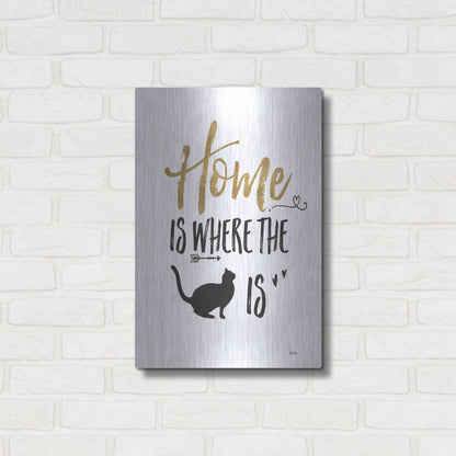 Luxe Metal Art 'Pet Love III' by Veronique Charron, Metal Wall Art,16x24