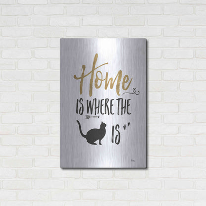 Luxe Metal Art 'Pet Love III' by Veronique Charron, Metal Wall Art,24x36