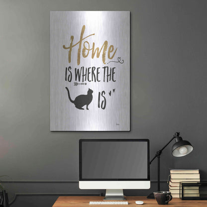 Luxe Metal Art 'Pet Love III' by Veronique Charron, Metal Wall Art,24x36