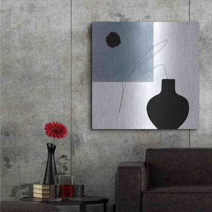 Luxe Metal Art 'A Breath of Hair' by Cesare Bellassai, Metal Wall Art,36x36