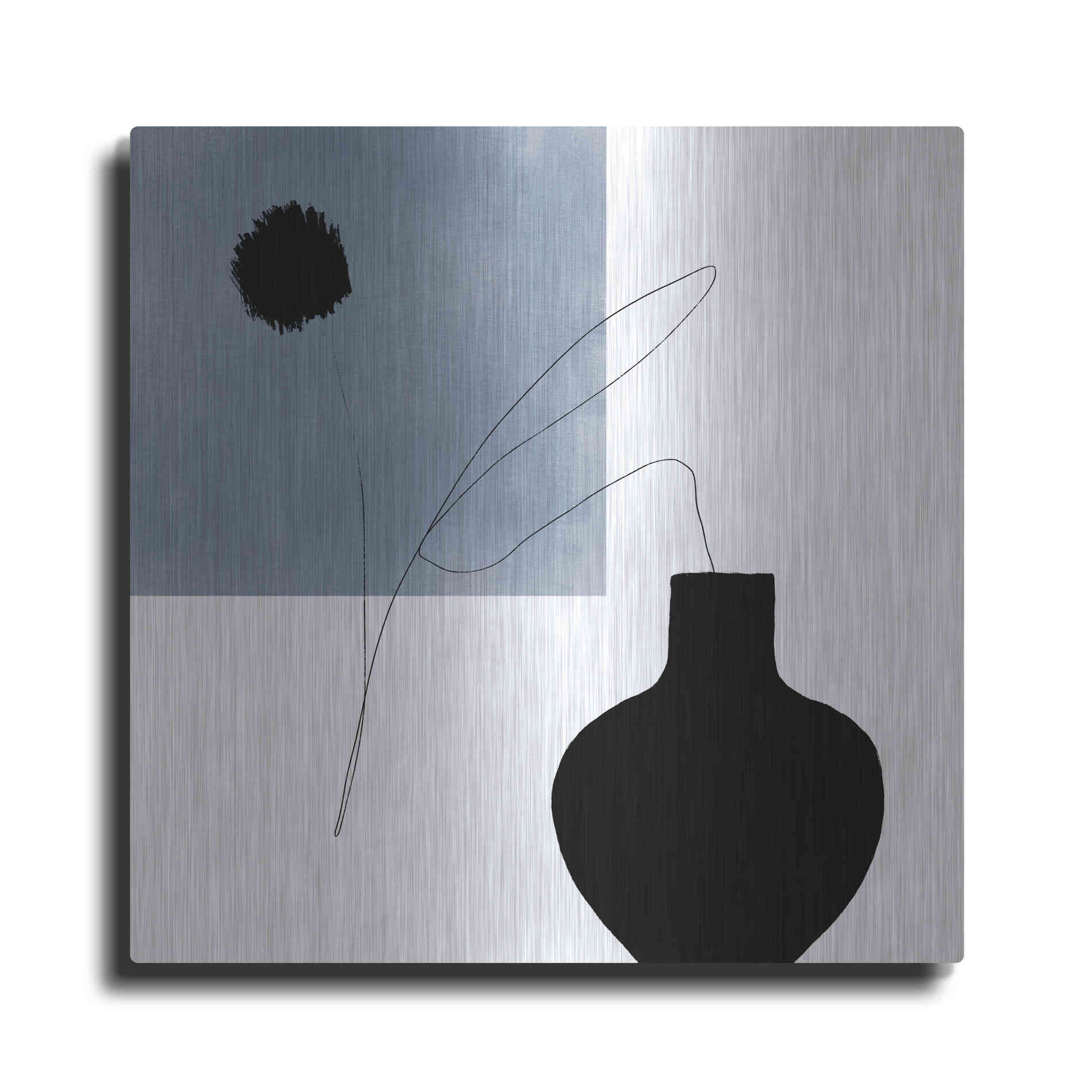 Luxe Metal Art 'A Breath of Hair' by Cesare Bellassai, Metal Wall Art