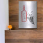 Luxe Metal Art 'A Good Wine' by Cesare Bellassai, Metal Wall Art,12x16