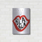Luxe Metal Art 'Bla Bla' by Cesare Bellassai, Metal Wall Art,16x24