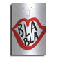 Luxe Metal Art 'Bla Bla' by Cesare Bellassai, Metal Wall Art