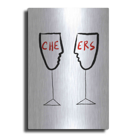 Luxe Metal Art 'Cheers' by Cesare Bellassai, Metal Wall Art
