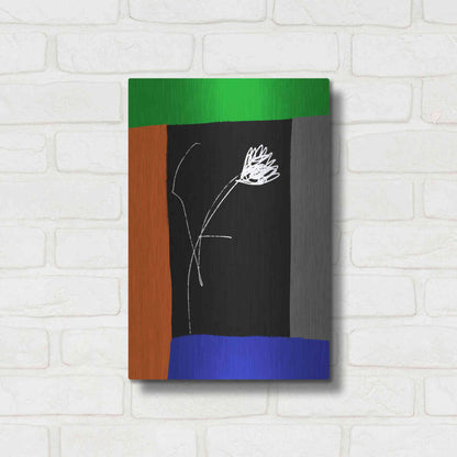 Luxe Metal Art 'Flower Of Freedom' by Cesare Bellassai, Metal Wall Art,12x16