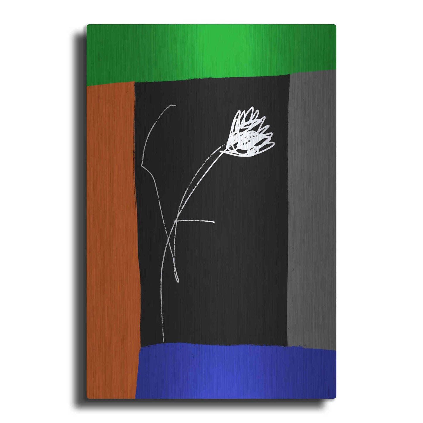 Luxe Metal Art 'Flower Of Freedom' by Cesare Bellassai, Metal Wall Art