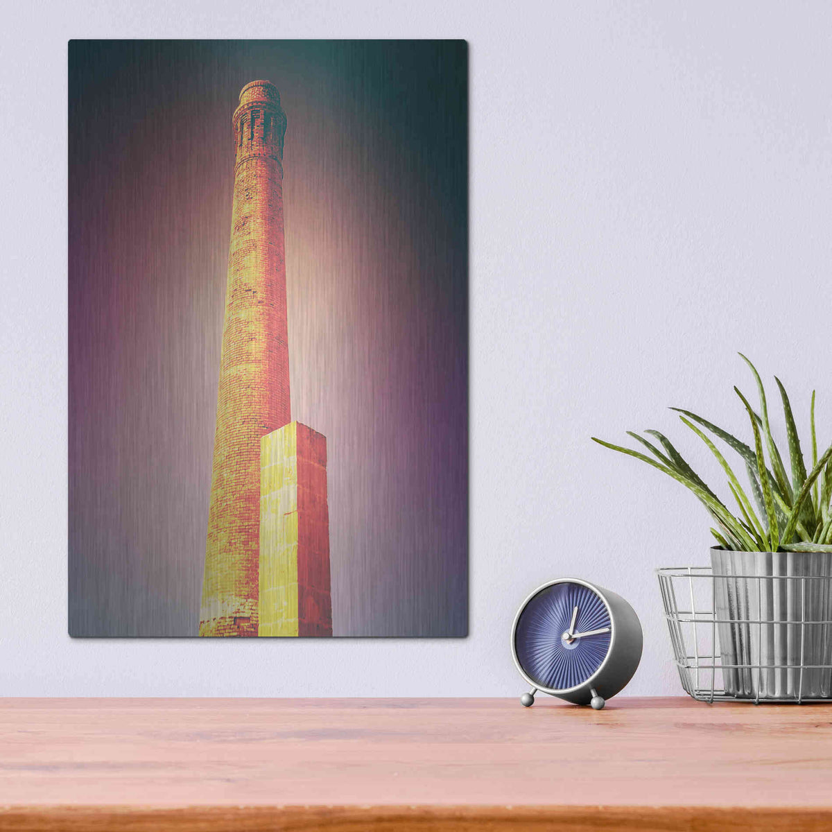 Luxe Metal Art 'Let's Get Higher' by Cesare Bellassai, Metal Wall Art,12x16