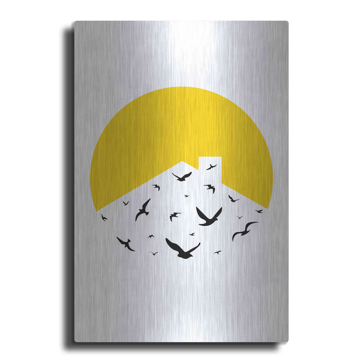 Luxe Metal Art 'Morning Sunshine' by Cesare Bellassai, Metal Wall Art