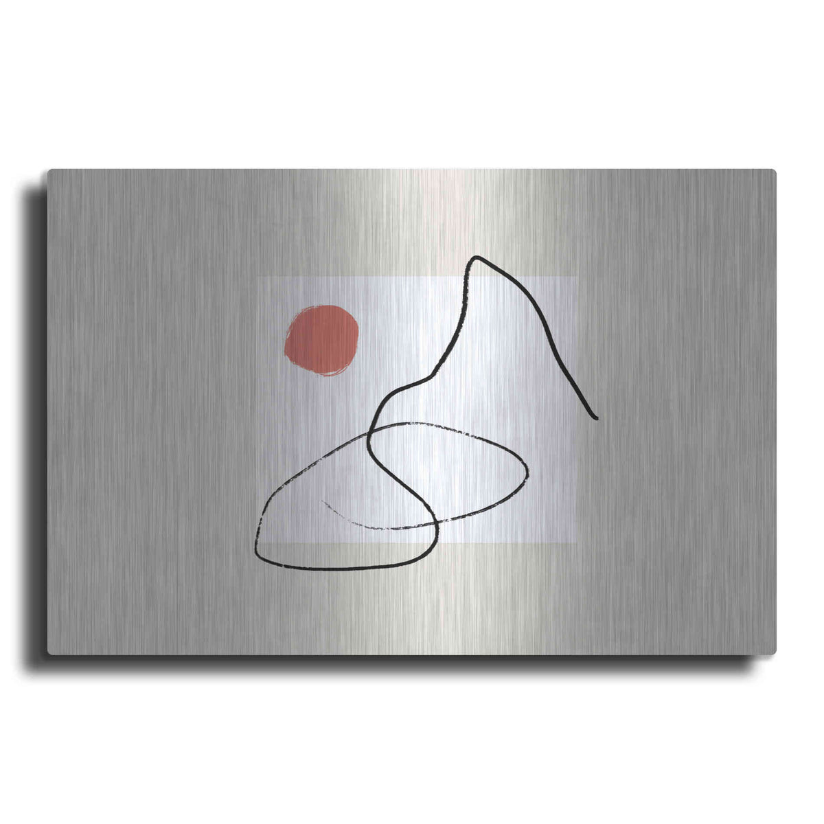 Luxe Metal Art 'Nordic Landscape' by Cesare Bellassai, Metal Wall Art