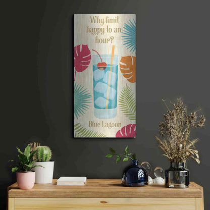 Luxe Metal Art 'Exotic Breeze XIV' by Veronique Charron, Metal Wall Art,12x24