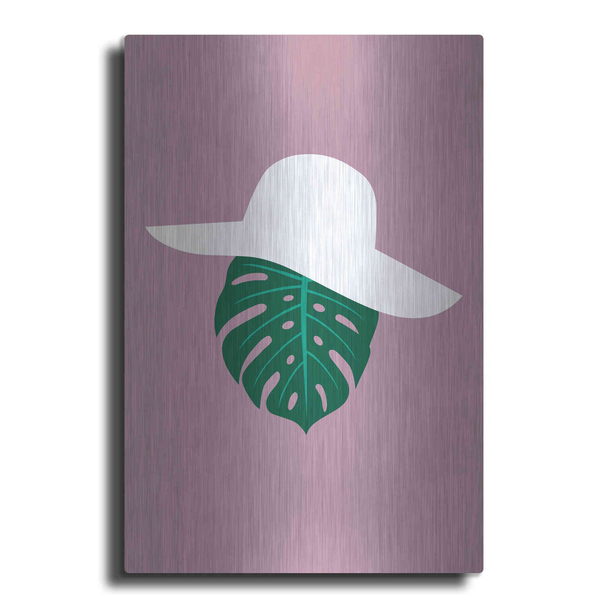 Luxe Metal Art 'Tropical Looks' by Cesare Bellassai, Metal Wall Art