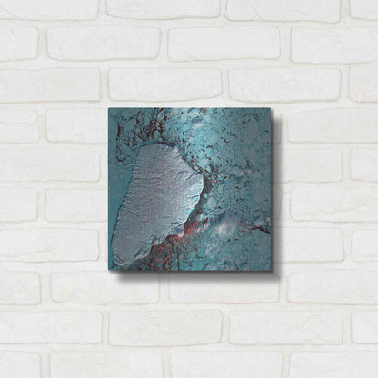 Luxe Metal Art 'Earth as Art: Akpatok Island' Metal Wall Art,12x12