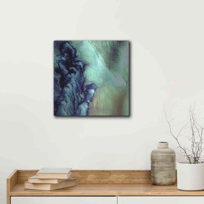Luxe Metal Art 'Earth as Art: Aleutian Clouds' Metal Wall Art,12x12