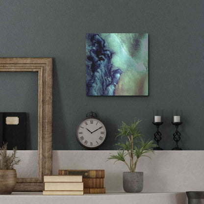 Luxe Metal Art 'Earth as Art: Aleutian Clouds' Metal Wall Art,12x12