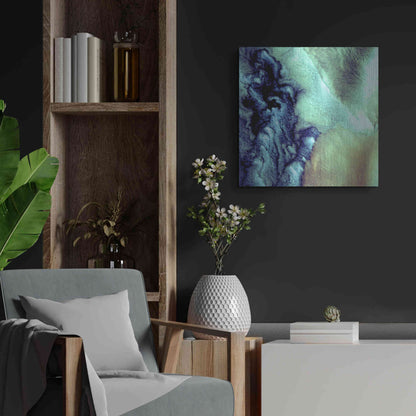 Luxe Metal Art 'Earth as Art: Aleutian Clouds' Metal Wall Art,24x24