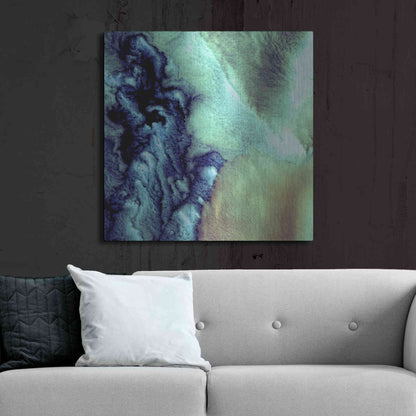 Luxe Metal Art 'Earth as Art: Aleutian Clouds' Metal Wall Art,36x36