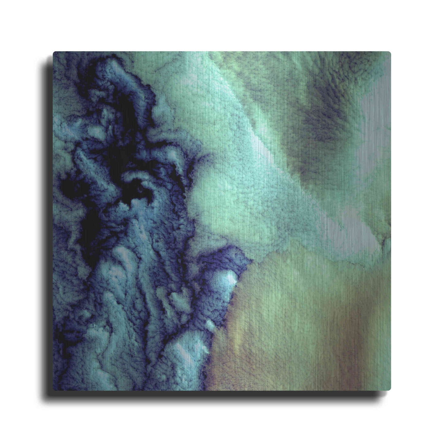 Luxe Metal Art 'Earth as Art: Aleutian Clouds' Metal Wall Art