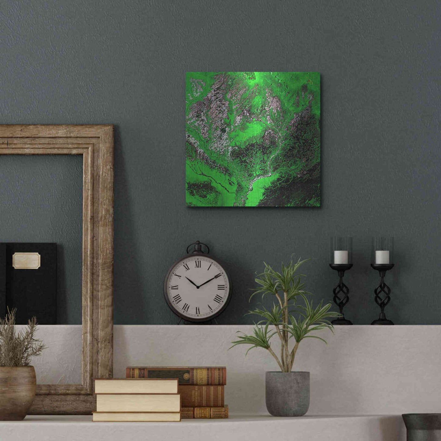 Luxe Metal Art 'Earth as Art: Araca River' Metal Wall Art,12x12