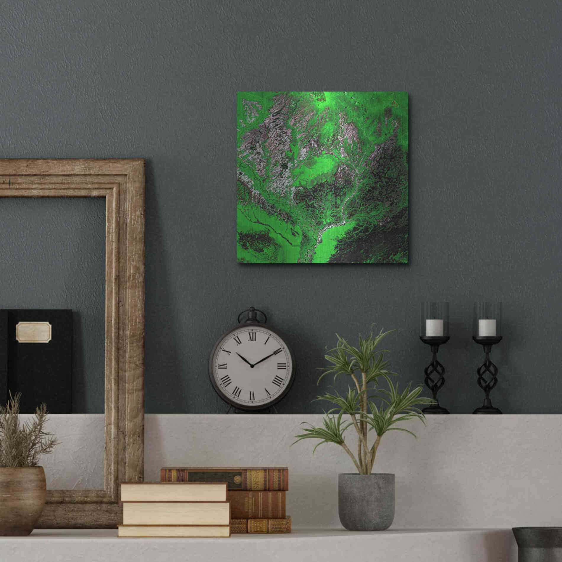 Luxe Metal Art 'Earth as Art: Araca River' Metal Wall Art,12x12