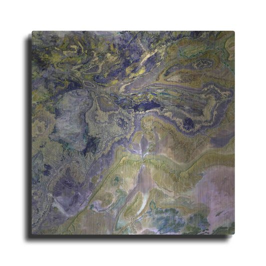 Luxe Metal Art 'Earth as Art: Atlas Mountains' Metal Wall Art