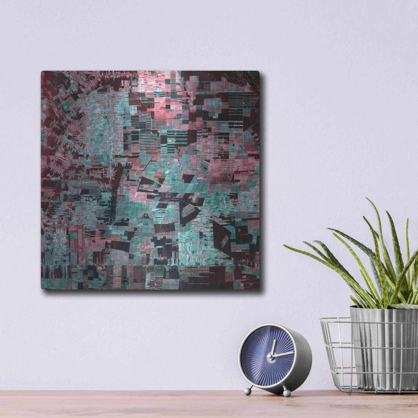 Luxe Metal Art 'Earth as Art: Bolivia Deforestation' Metal Wall Art,12x12