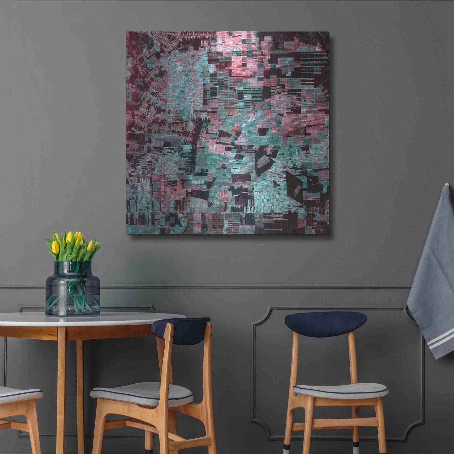 Luxe Metal Art 'Earth as Art: Bolivia Deforestation' Metal Wall Art,36x36