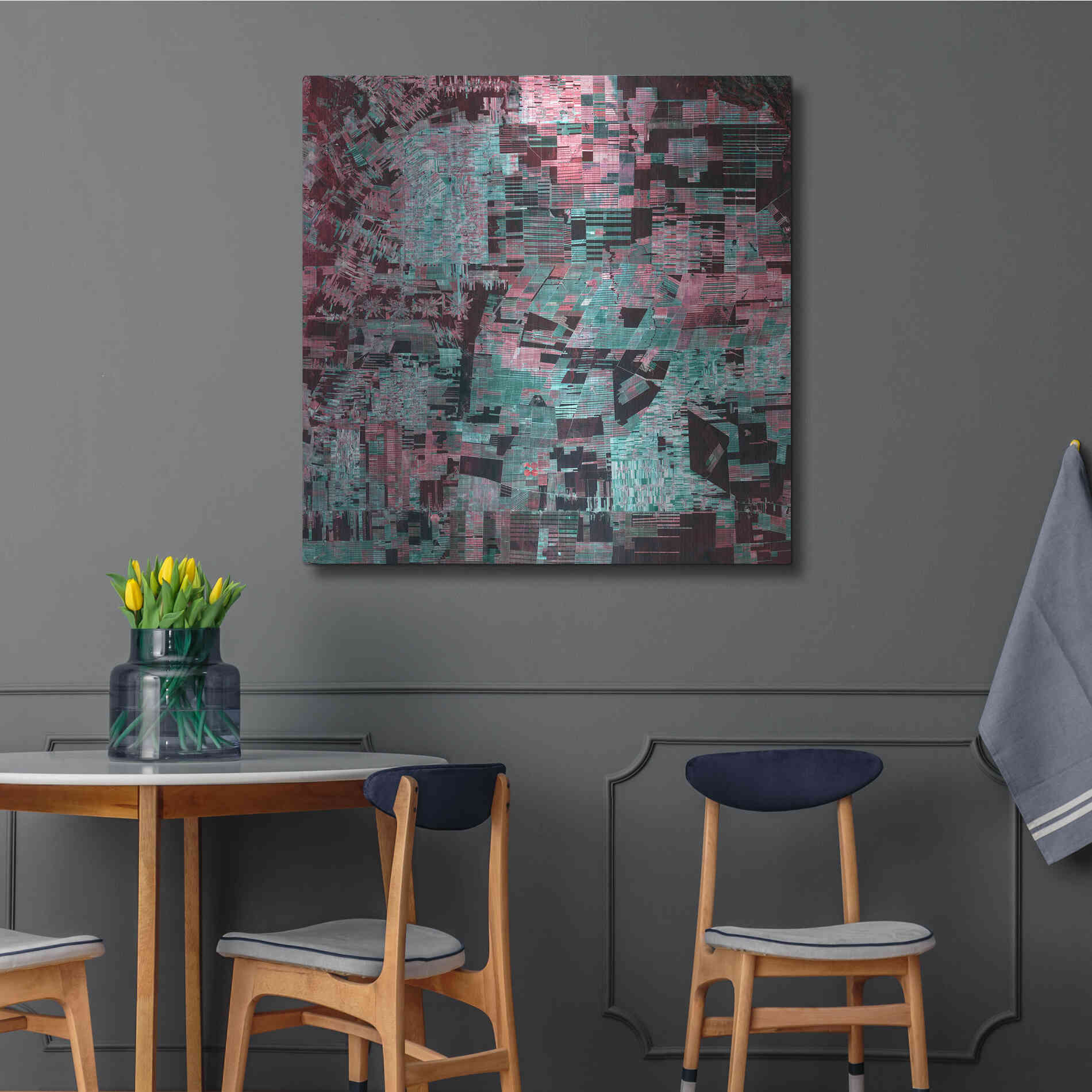 Luxe Metal Art 'Earth as Art: Bolivia Deforestation' Metal Wall Art,36x36