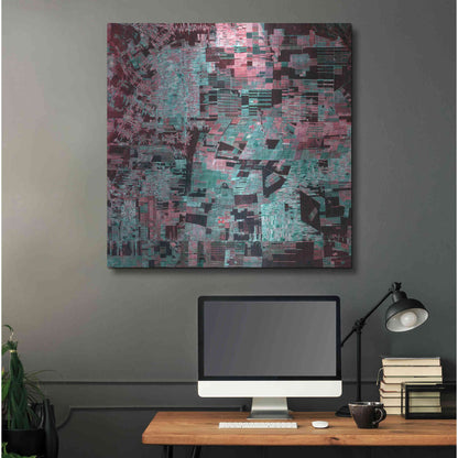 Luxe Metal Art 'Earth as Art: Bolivia Deforestation' Metal Wall Art,36x36