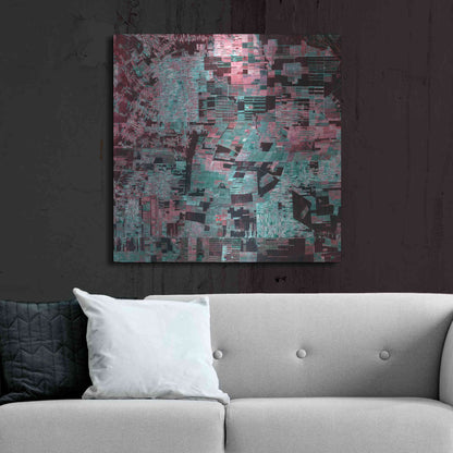 Luxe Metal Art 'Earth as Art: Bolivia Deforestation' Metal Wall Art,36x36