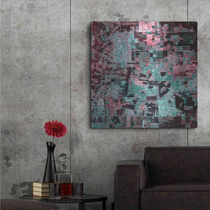 Luxe Metal Art 'Earth as Art: Bolivia Deforestation' Metal Wall Art,36x36