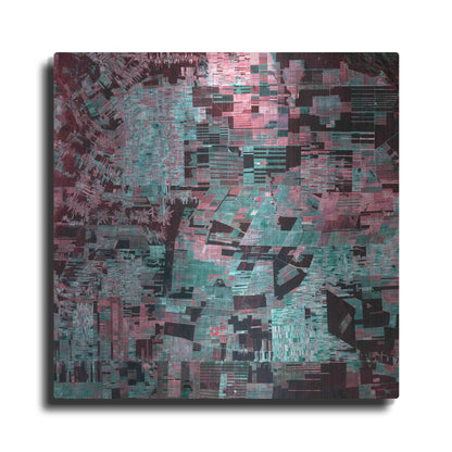 Luxe Metal Art 'Earth as Art: Bolivia Deforestation' Metal Wall Art