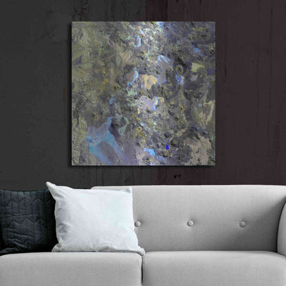 Luxe Metal Art 'Earth as Art: Chilean Volcanoes' Metal Wall Art,36x36