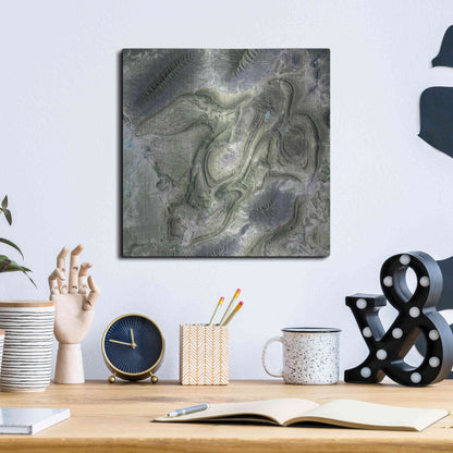 Luxe Metal Art 'Earth as Art: Coahuila' Metal Wall Art,12x12