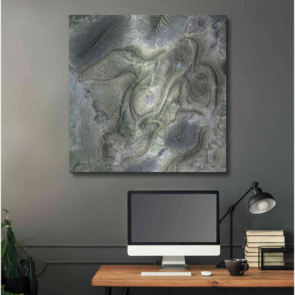 Luxe Metal Art 'Earth as Art: Coahuila' Metal Wall Art,36x36