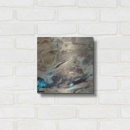 Luxe Metal Art 'Earth as Art: Dasht-e Kenir' Metal Wall Art,12x12