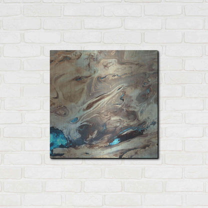 Luxe Metal Art 'Earth as Art: Dasht-e Kenir' Metal Wall Art,24x24