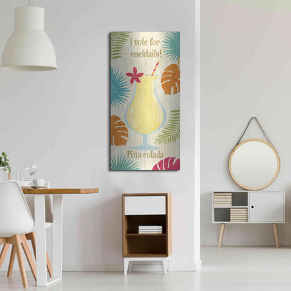 Luxe Metal Art 'Exotic Breeze XV' by Veronique Charron, Metal Wall Art,24x48