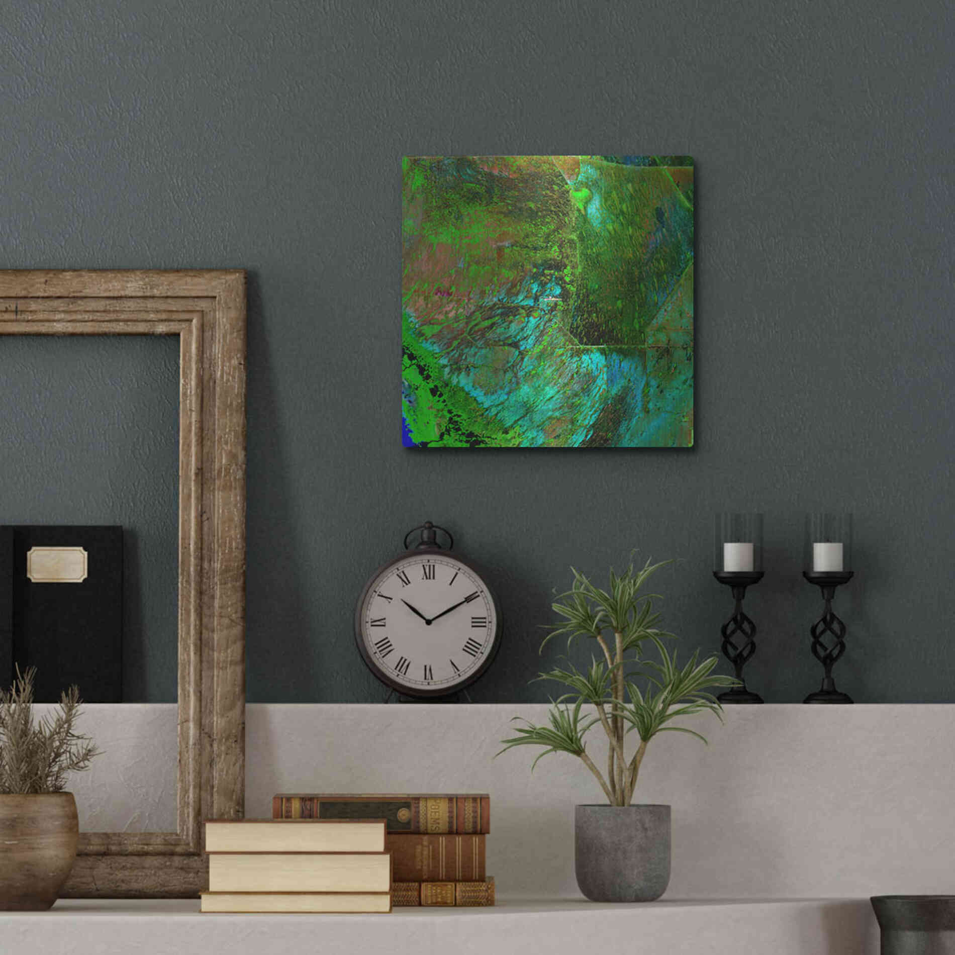 Luxe Metal Art 'Earth as Art: Everglades' Metal Wall Art,12x12