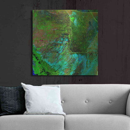 Luxe Metal Art 'Earth as Art: Everglades' Metal Wall Art,36x36